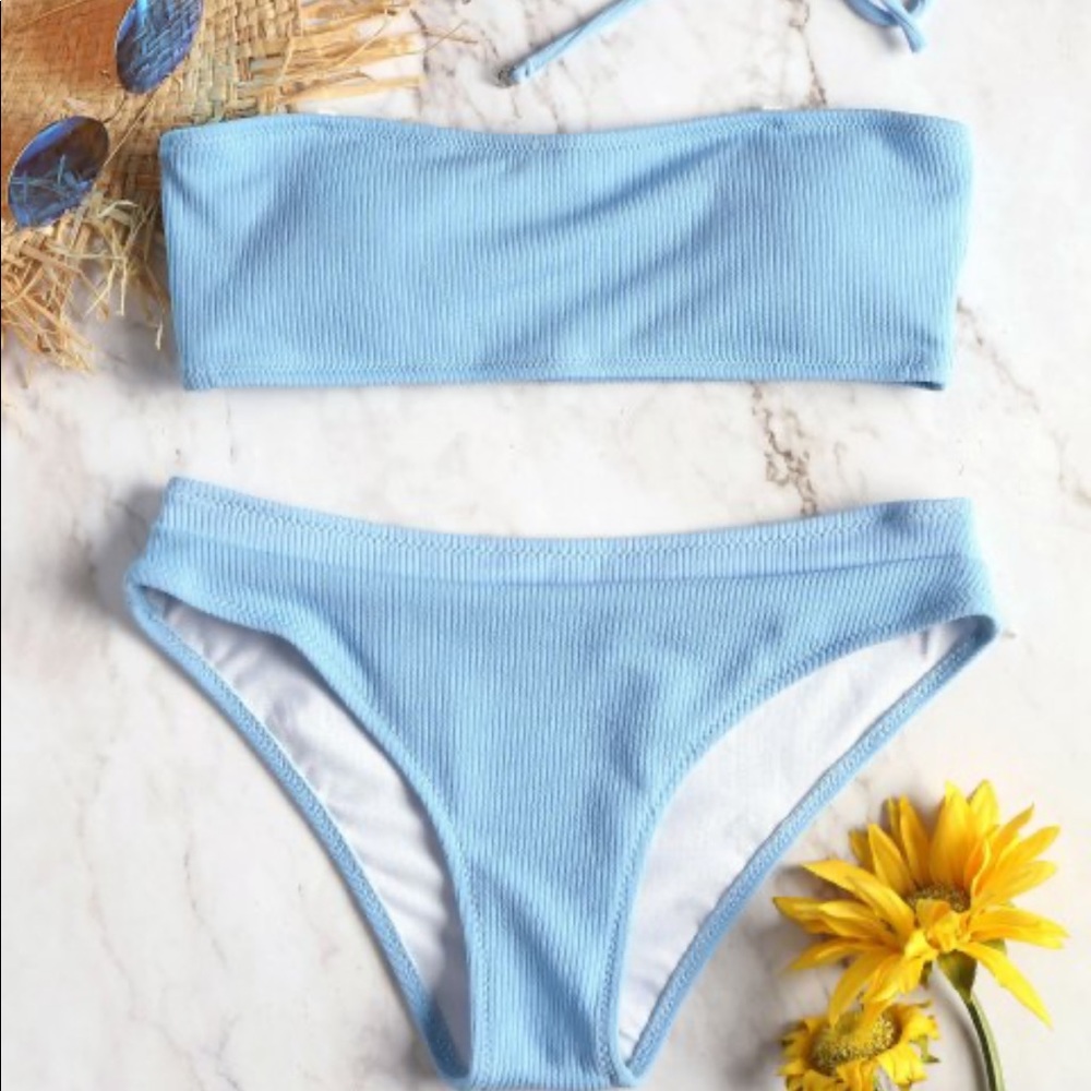 Light Blue Bikini Set